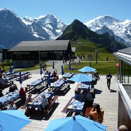 Berghaus Maennlichen Hotel Grindelwald Exterior foto